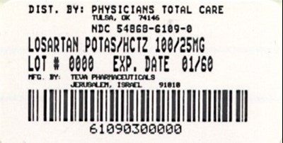 Image Of 100/25 mg Package Label (Package Label 03)